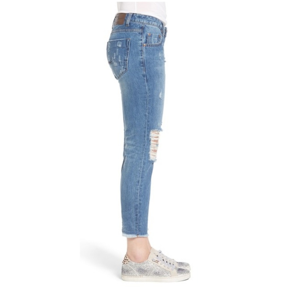 One Teaspoon Freebirds Ripped Skinny Jeans Size 28 - Picture 3 of 8